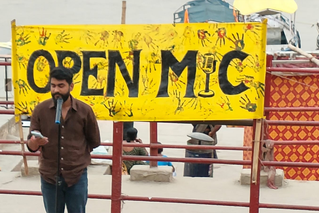 Open Mic on Climate Action at Chet Singh Ghat Brings Together Youth, Culture, and Climate Action